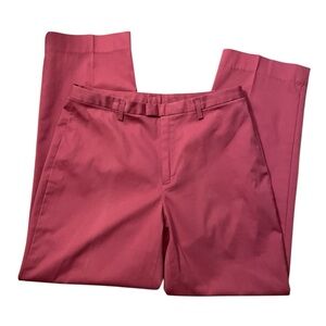 Banana Republic Pink Chinos Classic Straight-Leg, size 4. Stretchy, cropped.